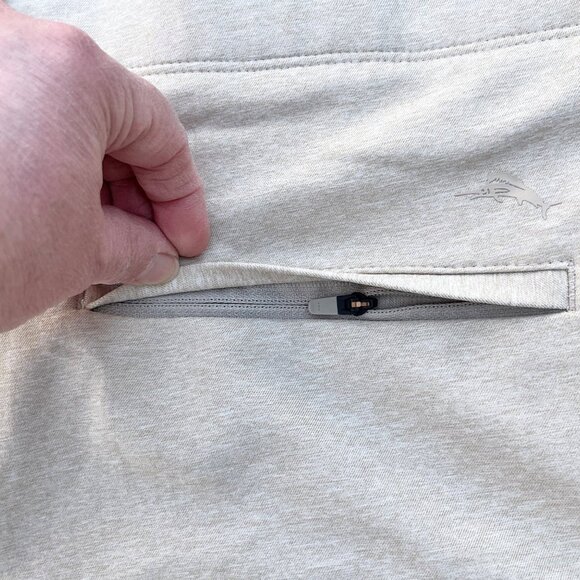 Tommy Bahama Mens Shorts Beige Shorts Stretch Extra Zip Pocket Feature Size 42 - Picture 6 of 6